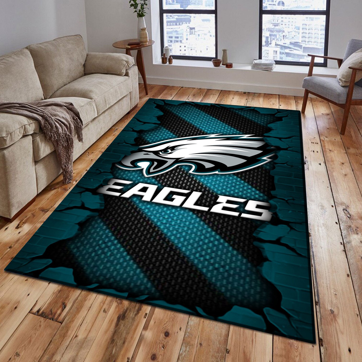 Philadelphia Eagles Themed Rug