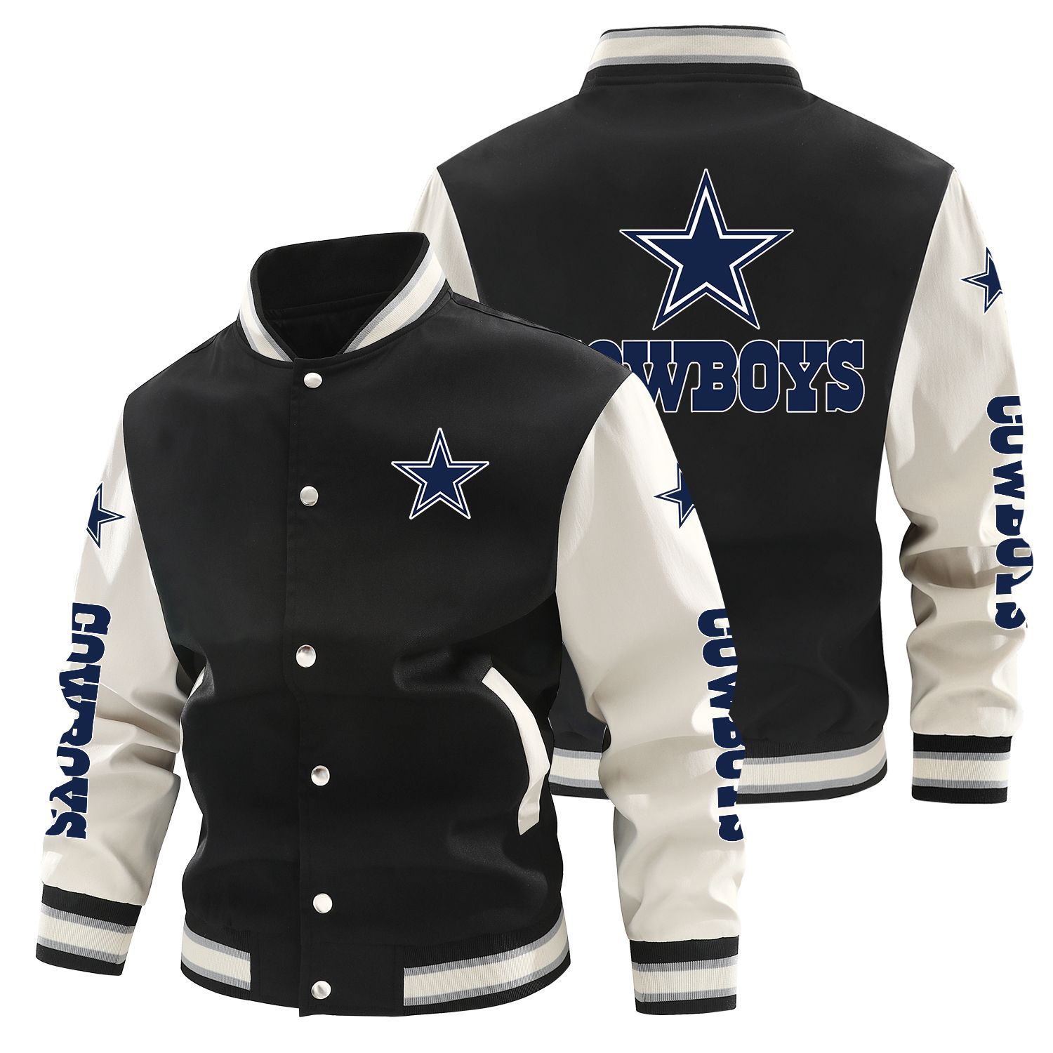 Dallas Cowboys Plush Bomber Jacket