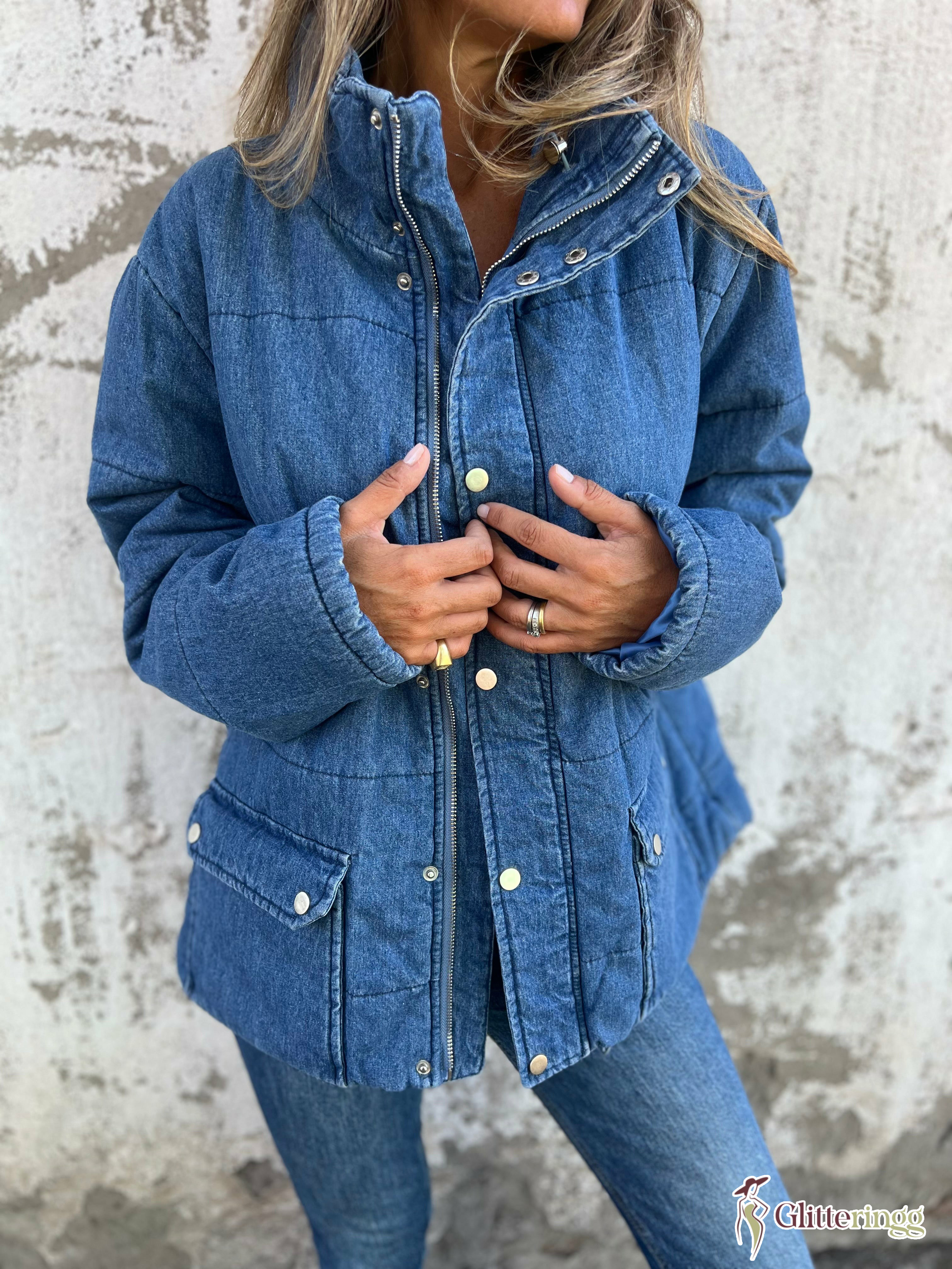 2024 New loose casual denim jacket for winter