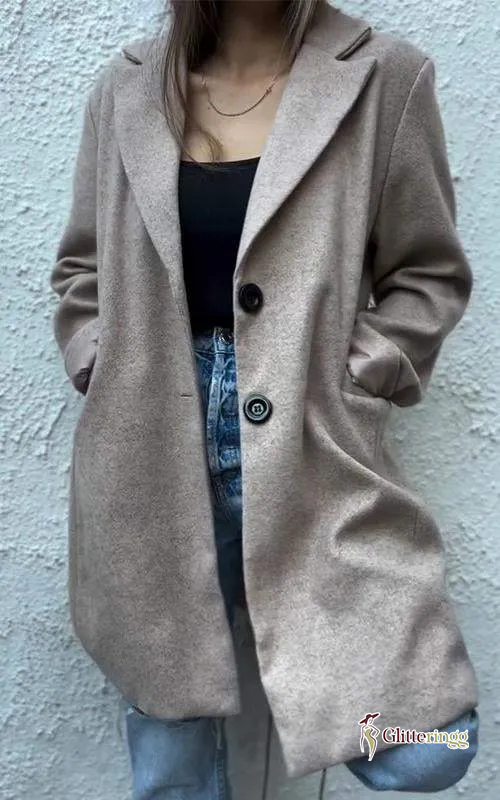 Women's Casual Lapel Single-breasted Suit Jacket