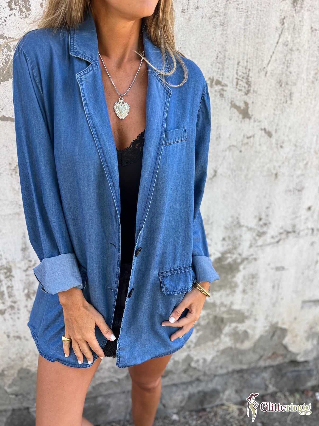 Denim Suit Casual Jacket