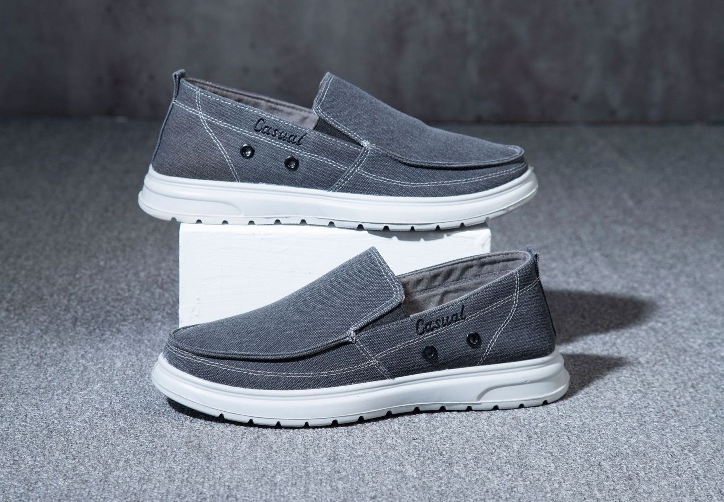 Arch Support & Breathable Slip On Orthopedic Walking Shoes - Proven Plantar Fasciitis, Foot and Heel Pain Relief.-burnzay