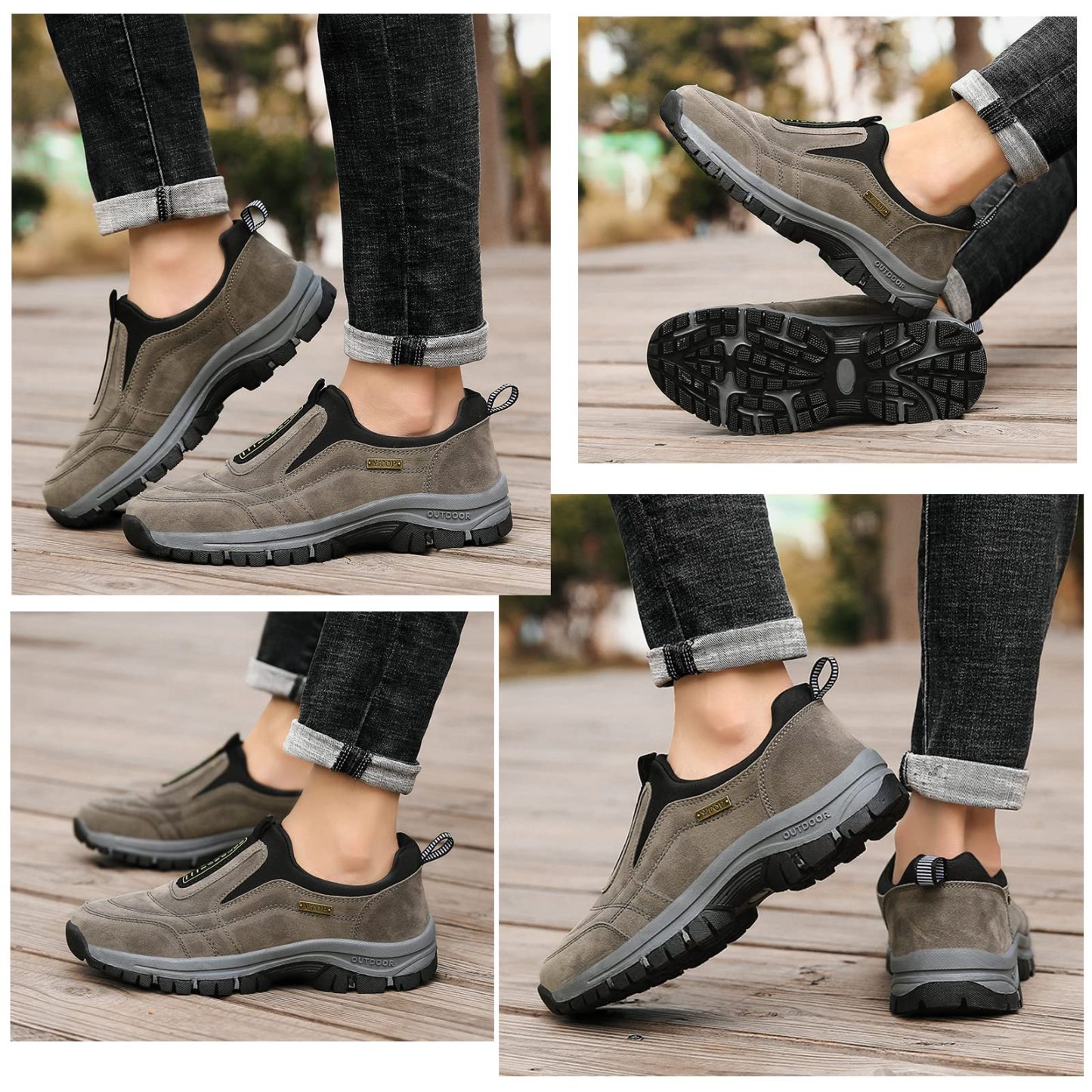 Men's Outdoor Non-Slip Arch Support Loafers