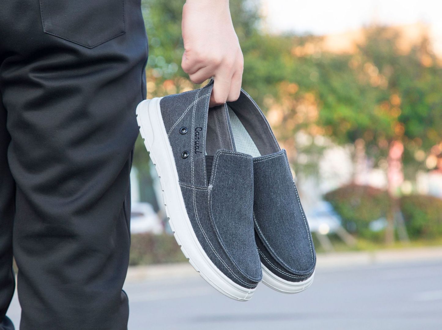 Arch Support & Breathable Slip On Orthopedic Walking Shoes - Proven Plantar Fasciitis, Foot and Heel Pain Relief.-burnzay