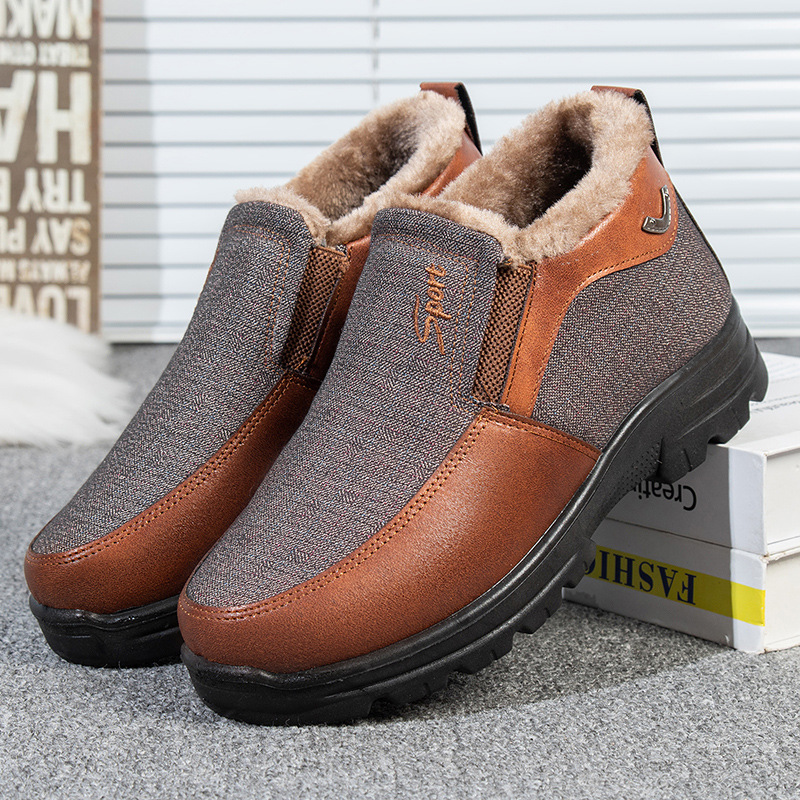 Men's Winter Fleece Warm Comfortable  Orthopedic Sneakers
