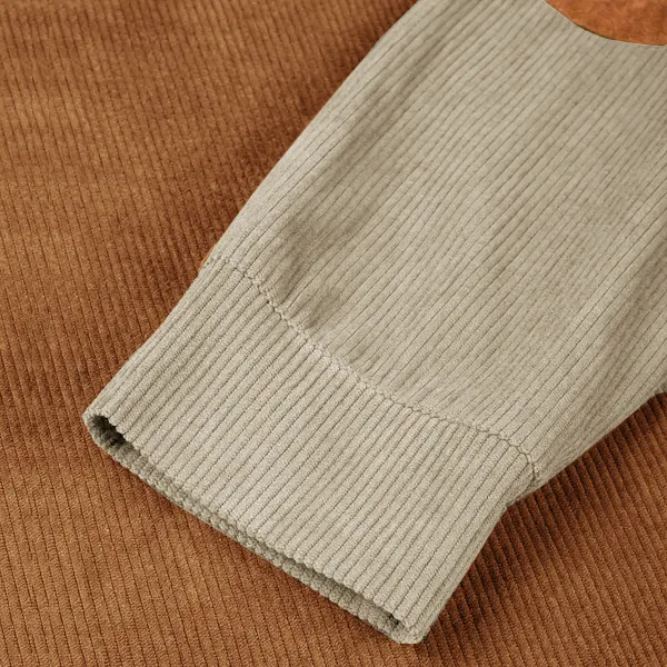 L?ssiges Outdoor-Sweatshirt mit Stehkragen und langen ?rmeln