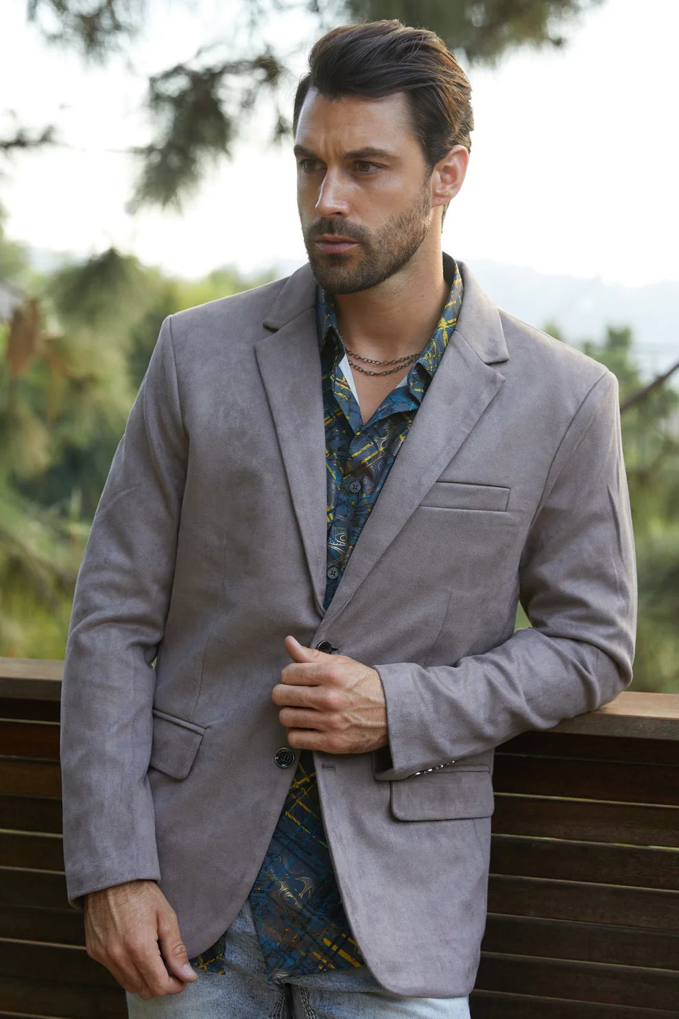 PLATINI MINK GAMUZA SUEDE BLAZER