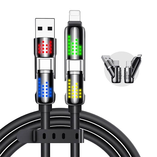 🔥4-in-1 USB Charging Cable fast charging MAX 60W