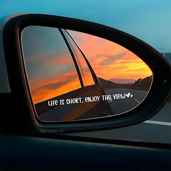 🔥2025 New Car Rearview Mirror Sticker