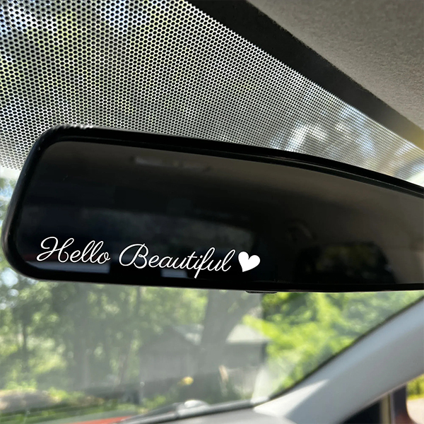 🔥2025 New Car Rearview Mirror Sticker