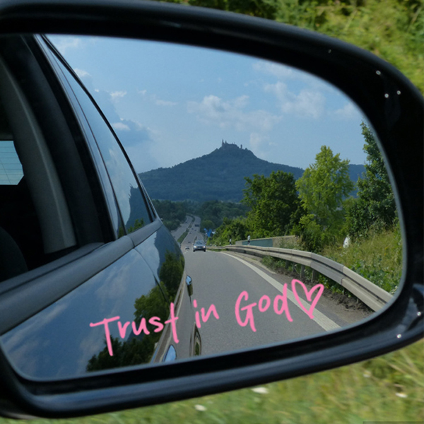 🔥2025 New Car Rearview Mirror Sticker