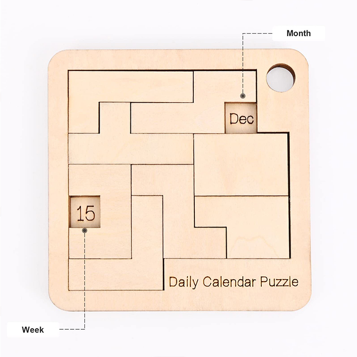【A-Puzzle-A-Day】2025 Calendar Puzzle