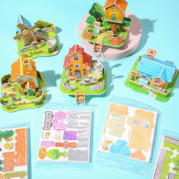 🔥3D Puzzle Building Model Educational Toy