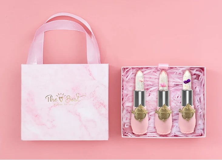 Crystal Jelly Flower Color Changing  Lipstick-✨BEST GIFT🎁