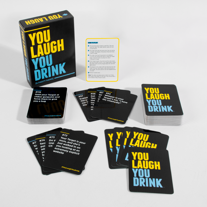 You Laugh You Drink Card Game