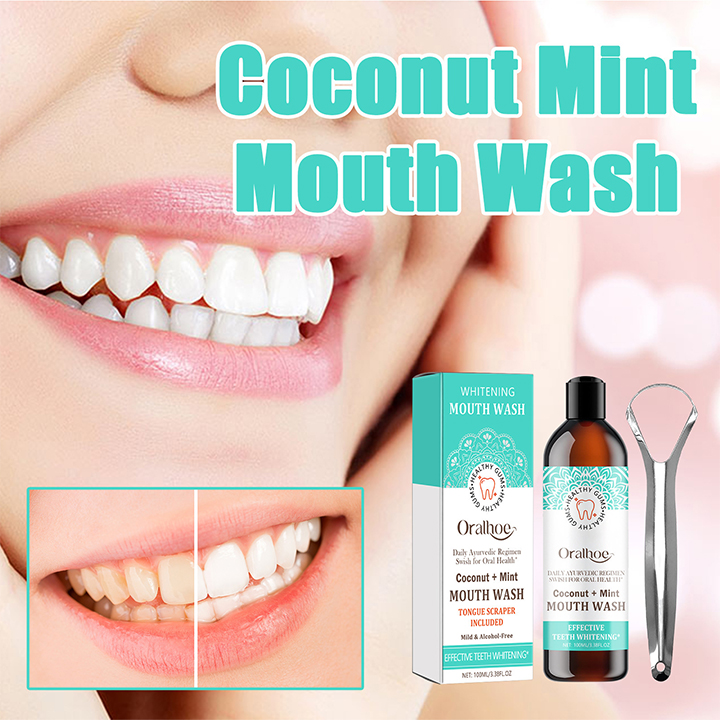 🦷Cocomint Pulling Oil with 7 Essential Oils & Vitamins D, E & K2