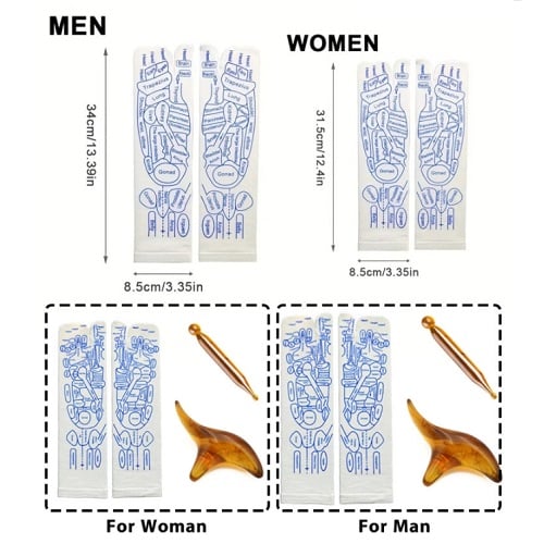 🎁Mother's Day Sale -40% OFF!!🔥Reflexology Socks with Trigger Point Massage Tool