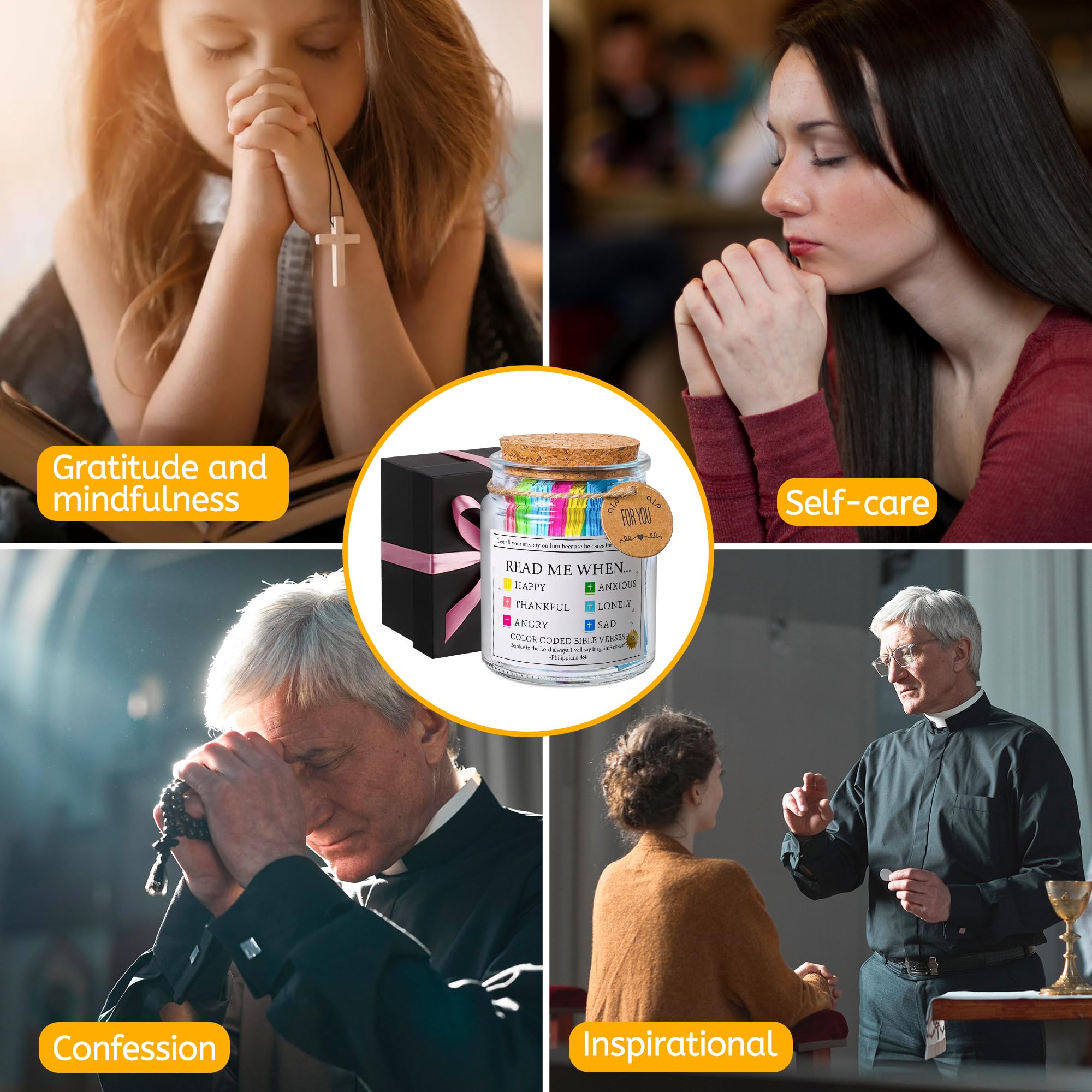 🎅Xmas Sale🔥Bible Verses Jar For Emotions And Feelings