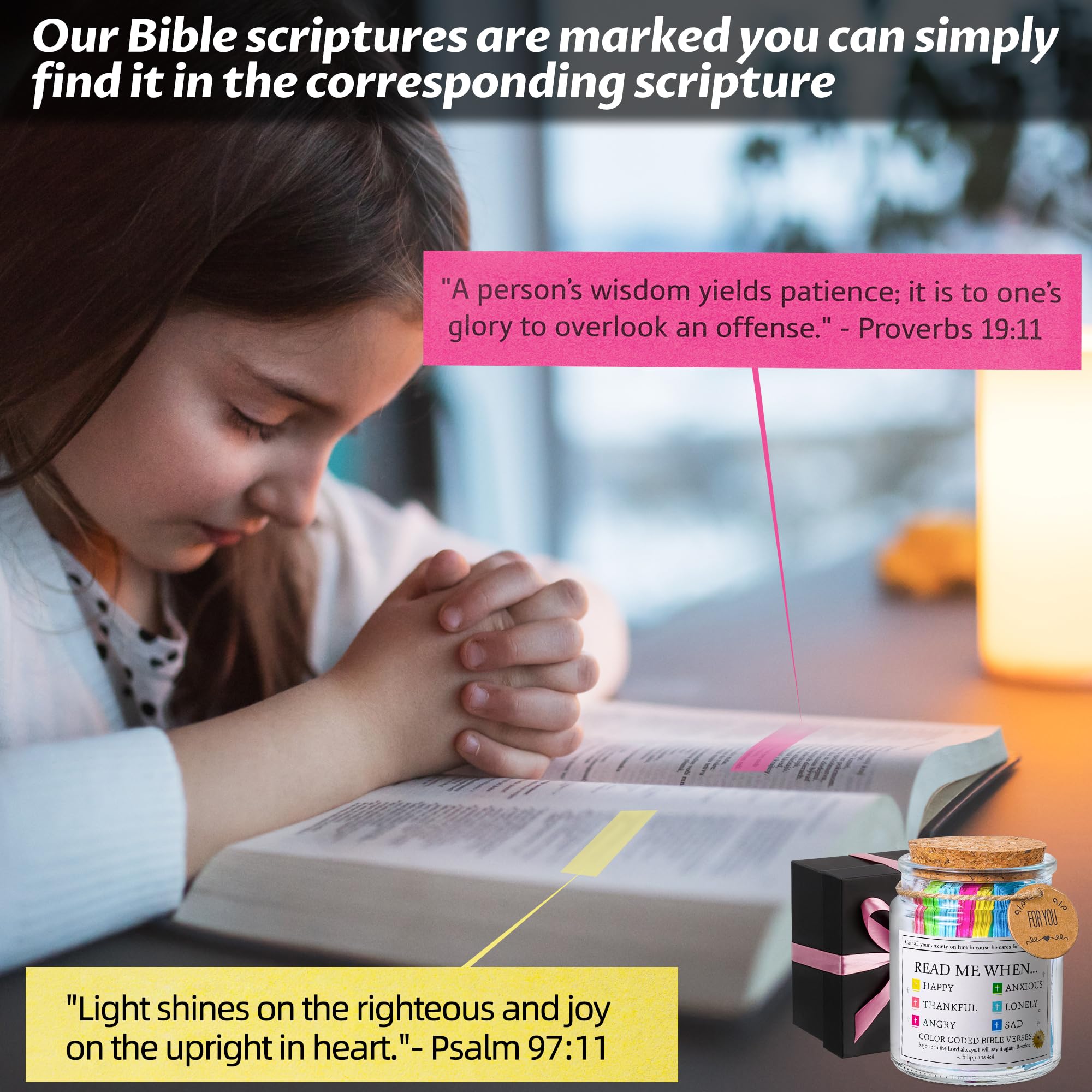 🎅Xmas Sale🔥Bible Verses Jar For Emotions And Feelings