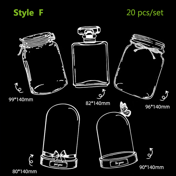 🎅Just $9.99 Today 🎁Transparent Dried Flower Bookmarks 20PCS