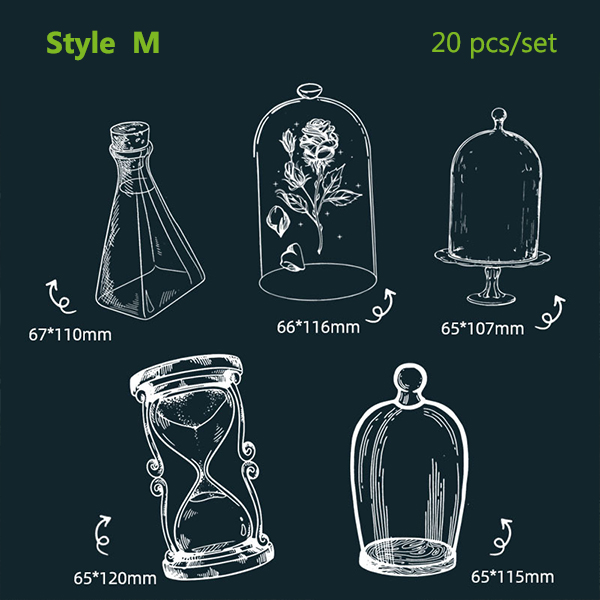 🎅Just $9.99 Today 🎁Transparent Dried Flower Bookmarks 20PCS