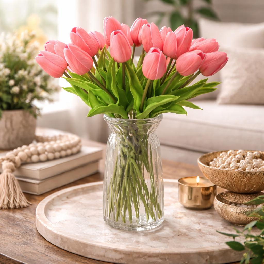 Artificial Tulip Flowers Bouquet