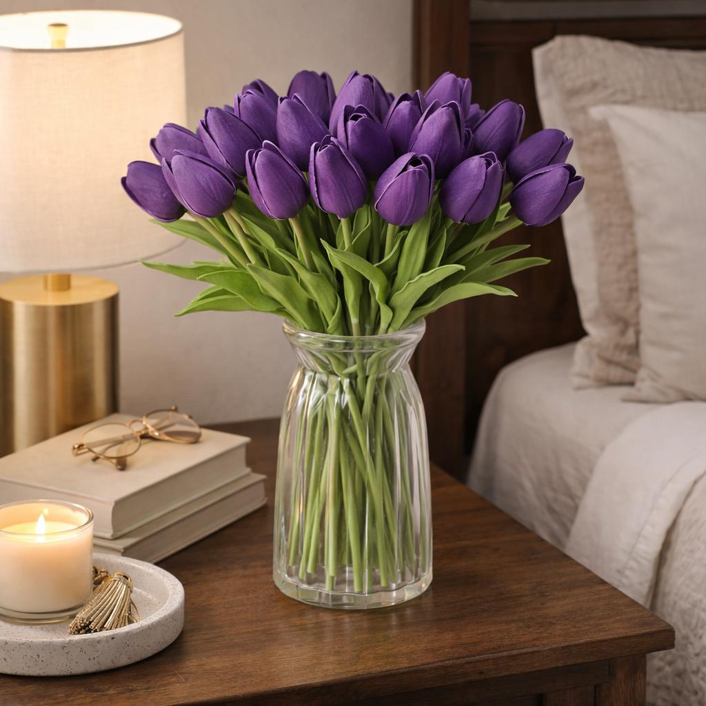 Artificial Tulip Flowers Bouquet