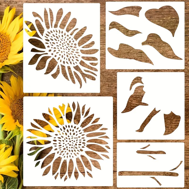 🏡Last Day 70% OFF -Garden Fence Large Flower Stencils🌻DIY Decoration