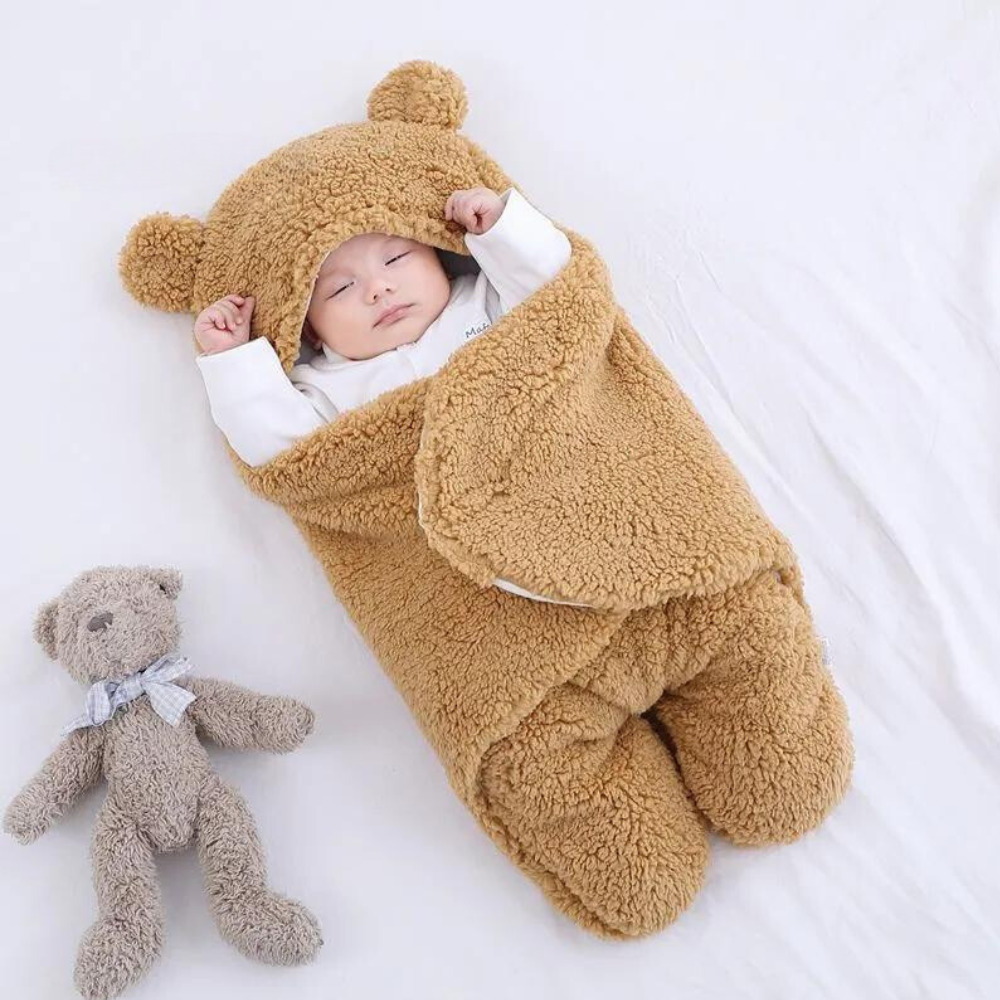 CozyCocoon Winter Warmth Cozy Plush Swaddle
