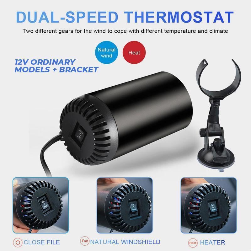 🔥BIG SALE - 49% OFF🔥🚗Fast Heating Cup Shape Car Warm Air Blower😎