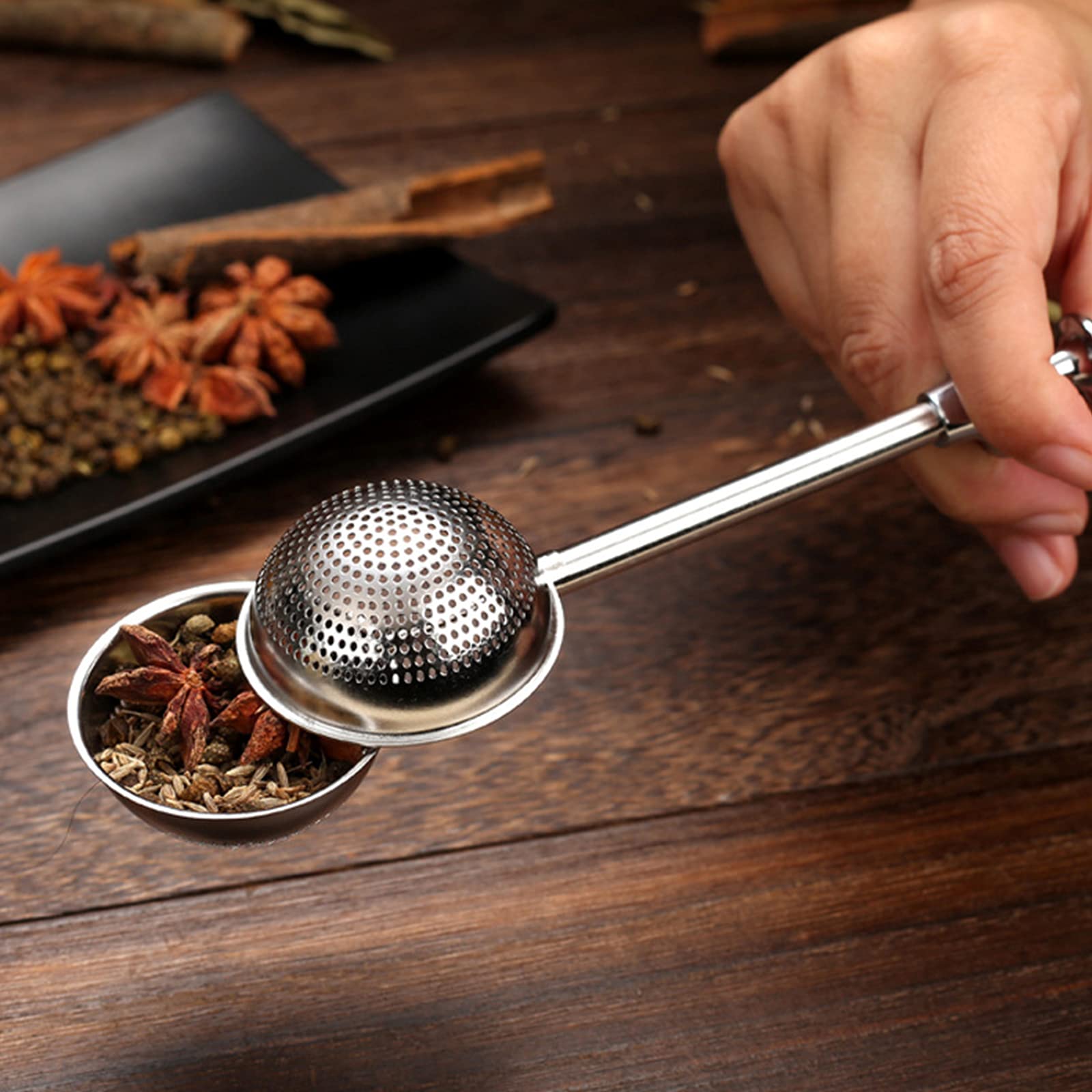 🔥49% OFF - Long-Handle Tea Ball Infuser