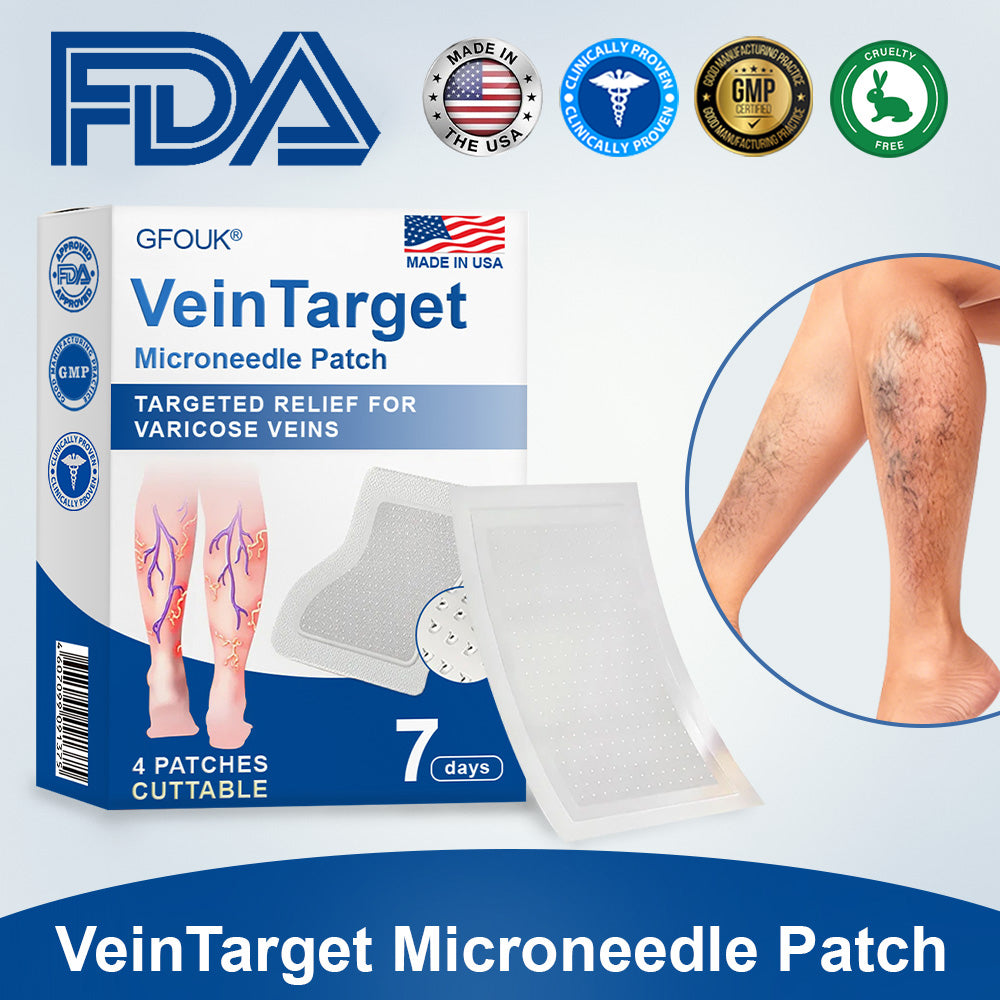 GFOUK® VeinTarget Microneedle Patch⚡Instant Relief, Long-Term Results