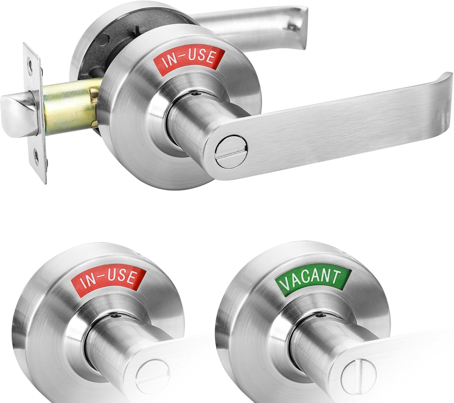 Commercial Door Handle with Occupied Sign