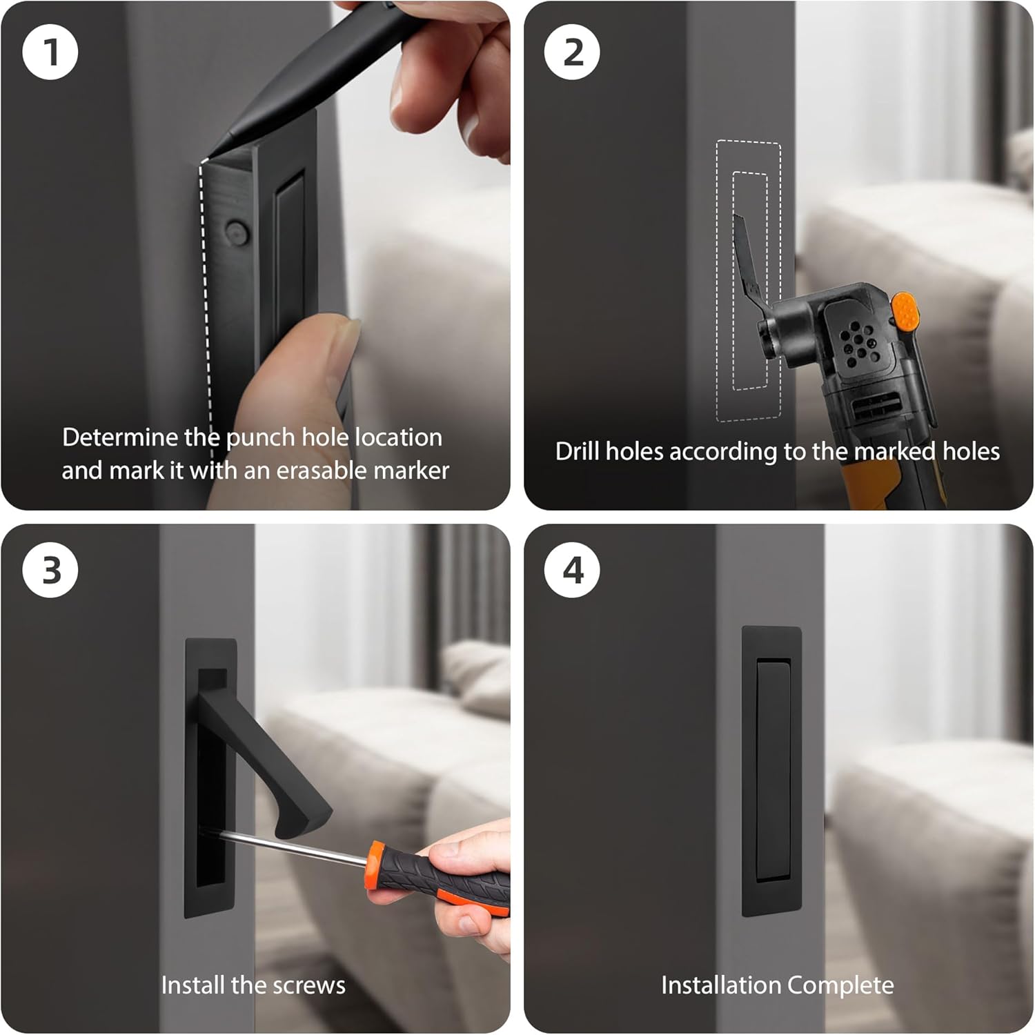 Pocket Door Pull Handle