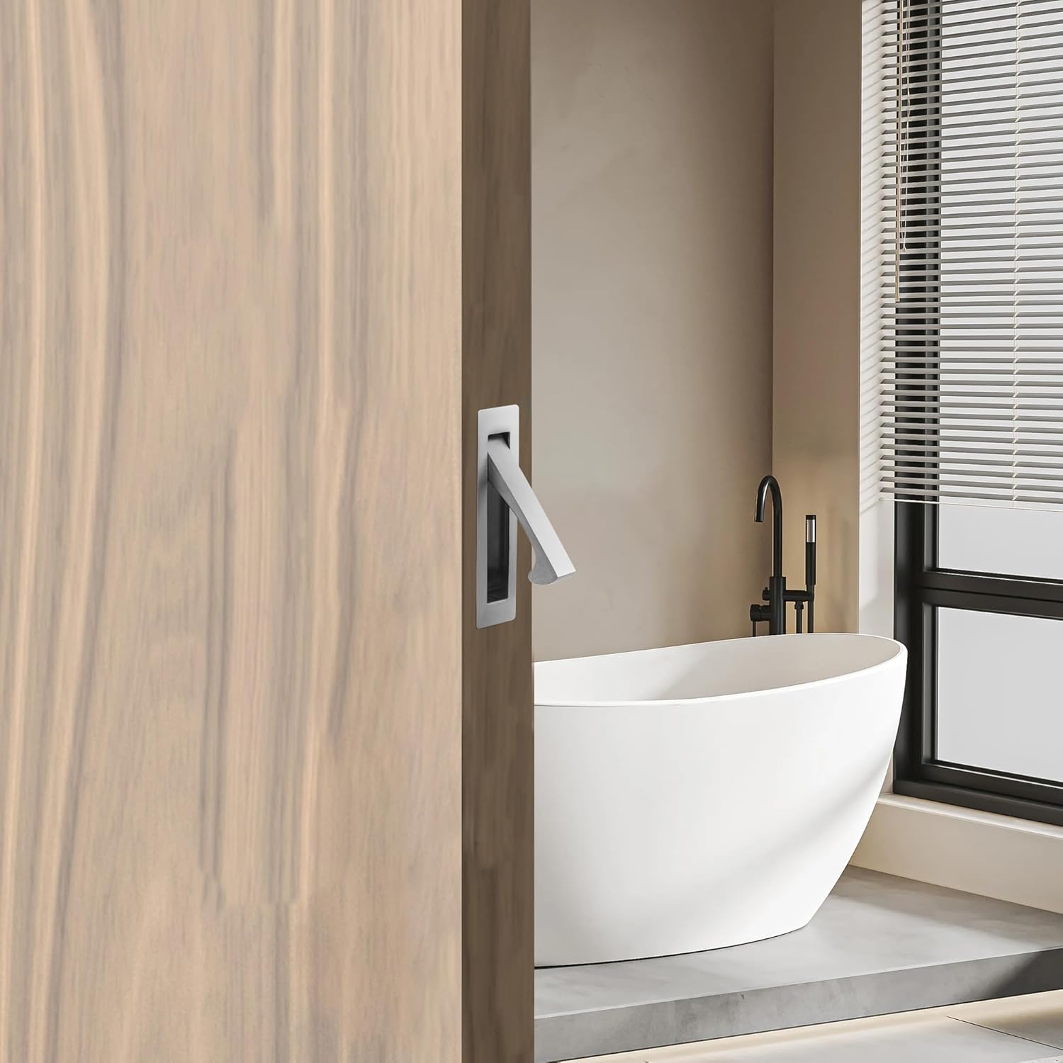 Pocket Door Pull Handle, Edge Pull