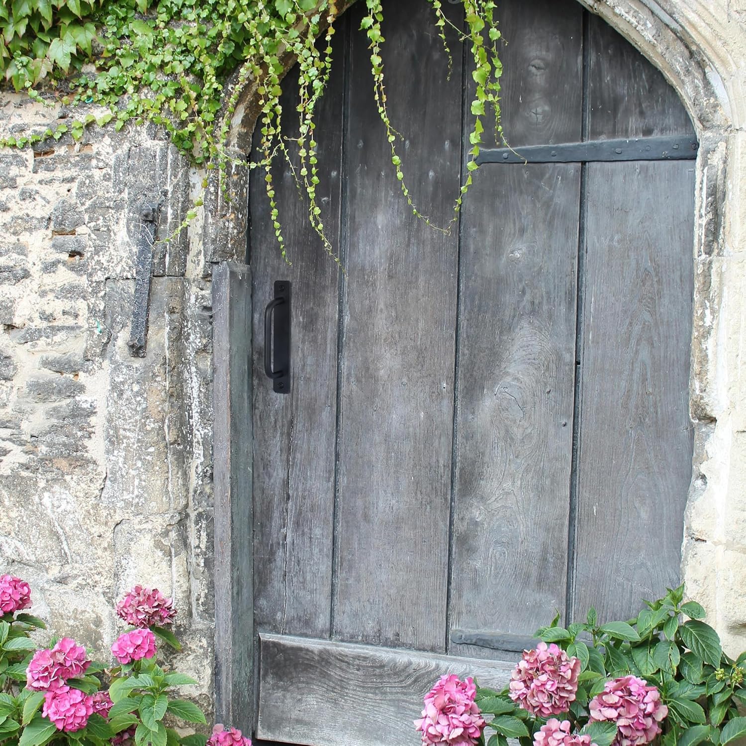 4 Pack Black Barn Door Handles