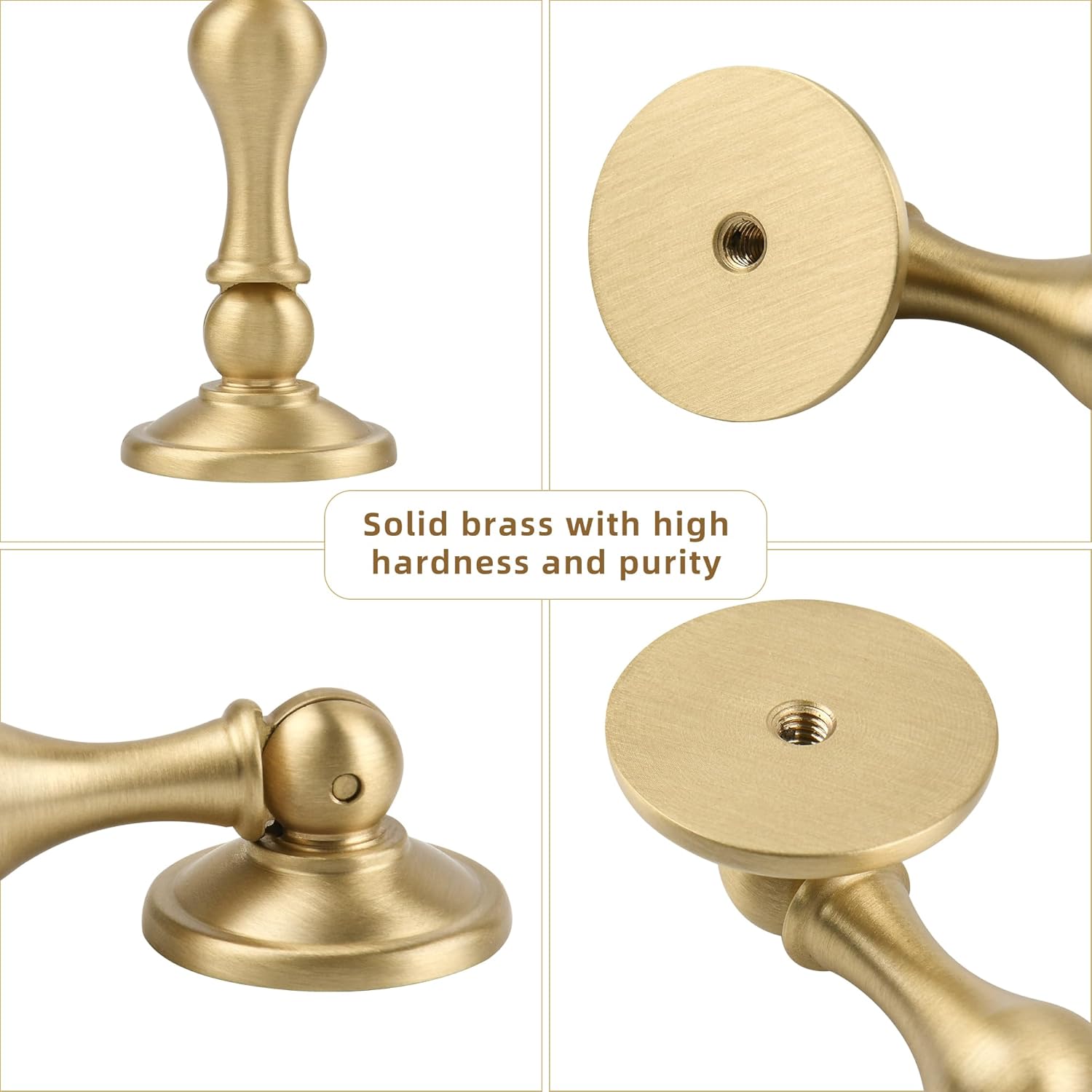 Drop Pulls for Dresser and Drawers, Modern Cupboard Wardrobe Pendant Knob, Bedroom Bathroom Cabinet Knob