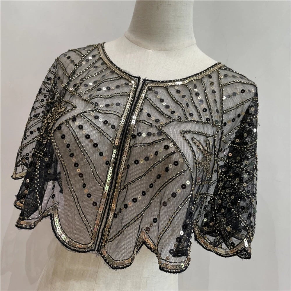 🔥Last Day 49% OFF - Vintage Lace Beaded Shawl