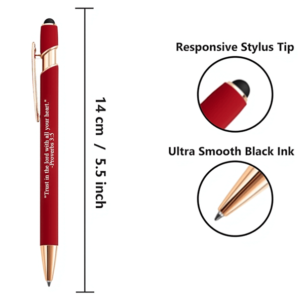 ❤️🙌Find Daily Strength: Premium Comfort Bible Verse Pens – 10pcs (Gift Set)