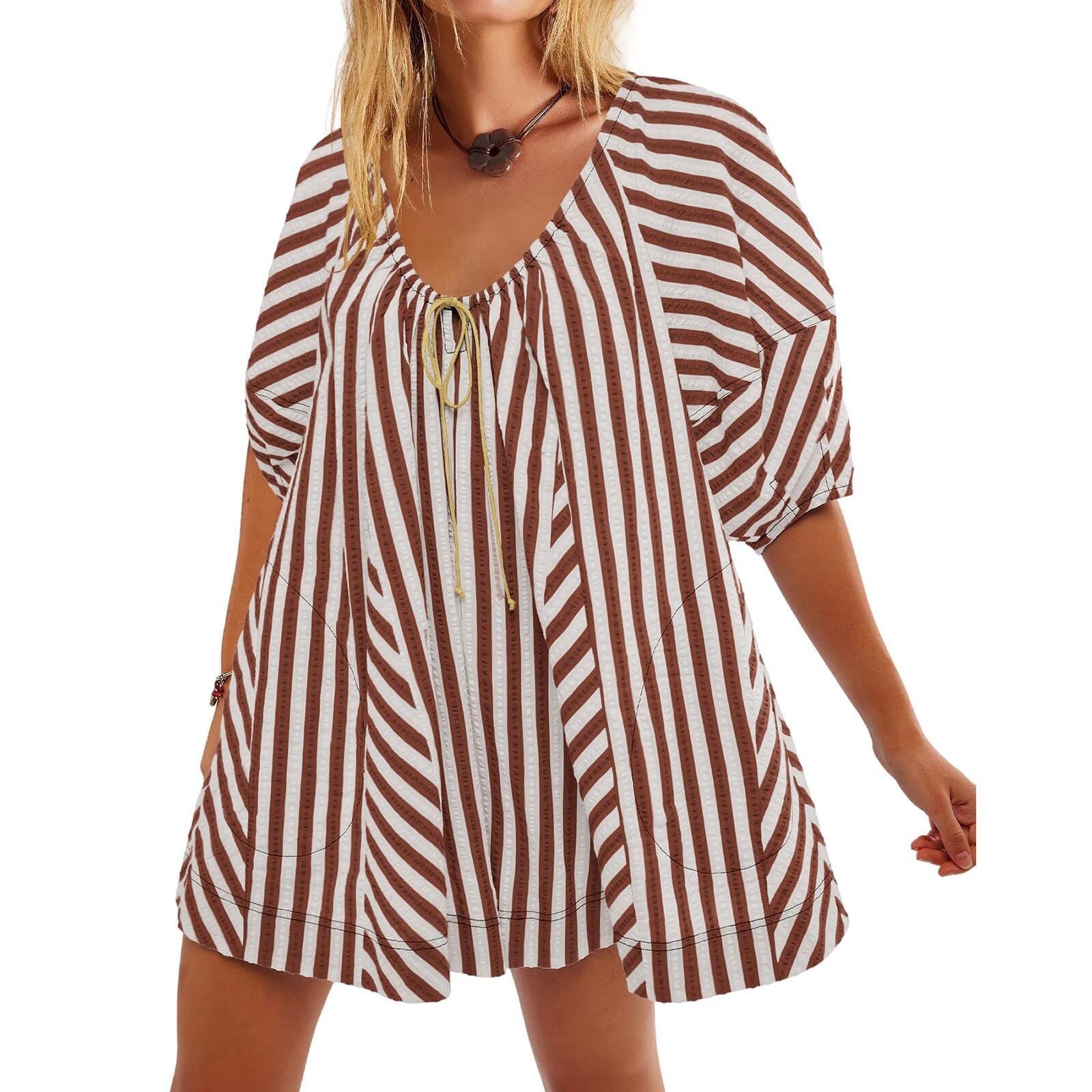 Puff Sleeve Romper (Buy 2 Free Shipping)