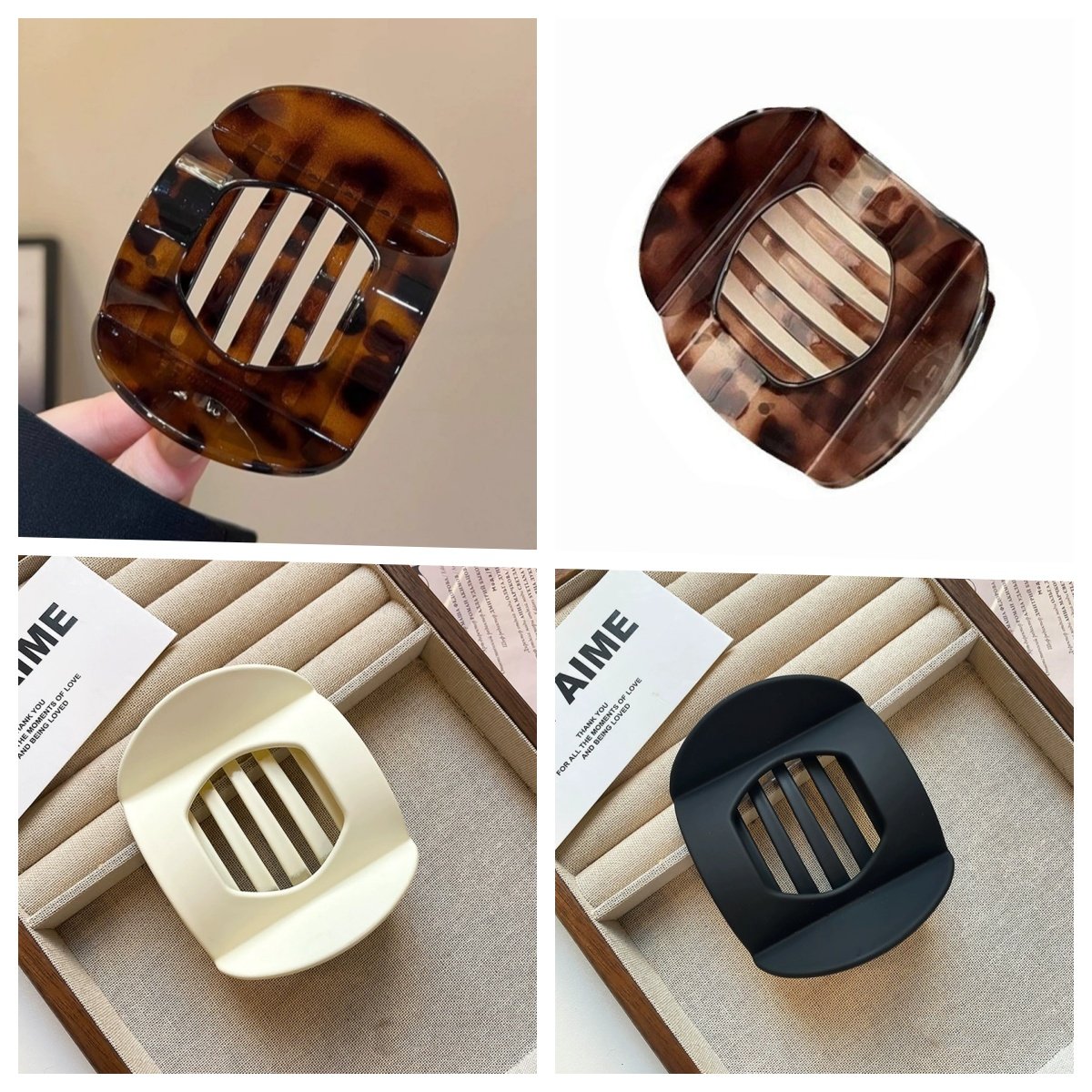 🎁Hot Sale 49% OFF💖Casual Versatile Solid Colour Lay Flat Hair Clip