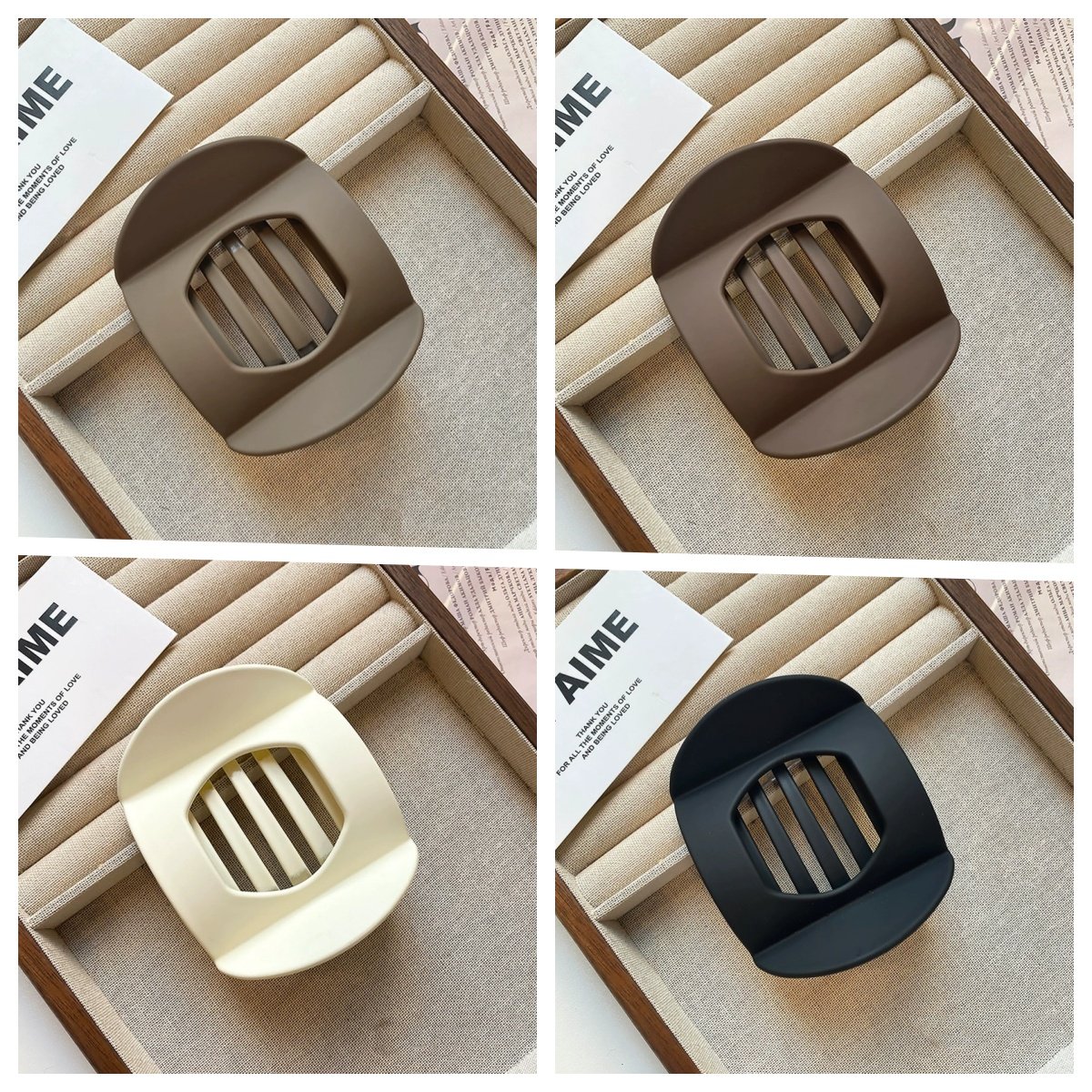 🎁Hot Sale 49% OFF💖Casual Versatile Solid Colour Lay Flat Hair Clip