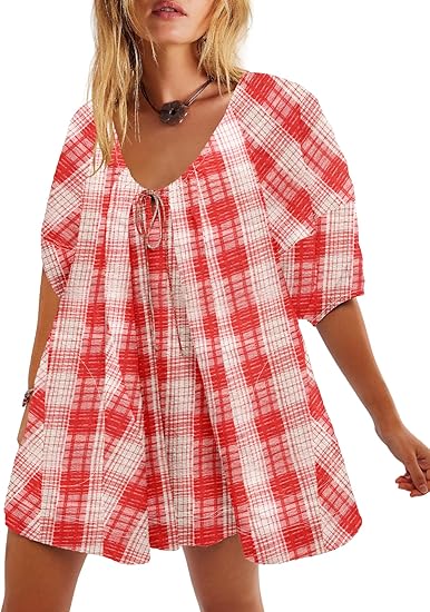 Puff Sleeve Romper (Buy 2 Free Shipping)