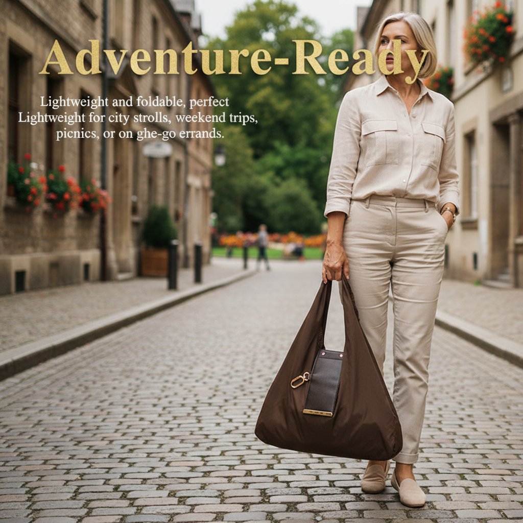 Elegance on the Go Foldable Tote
