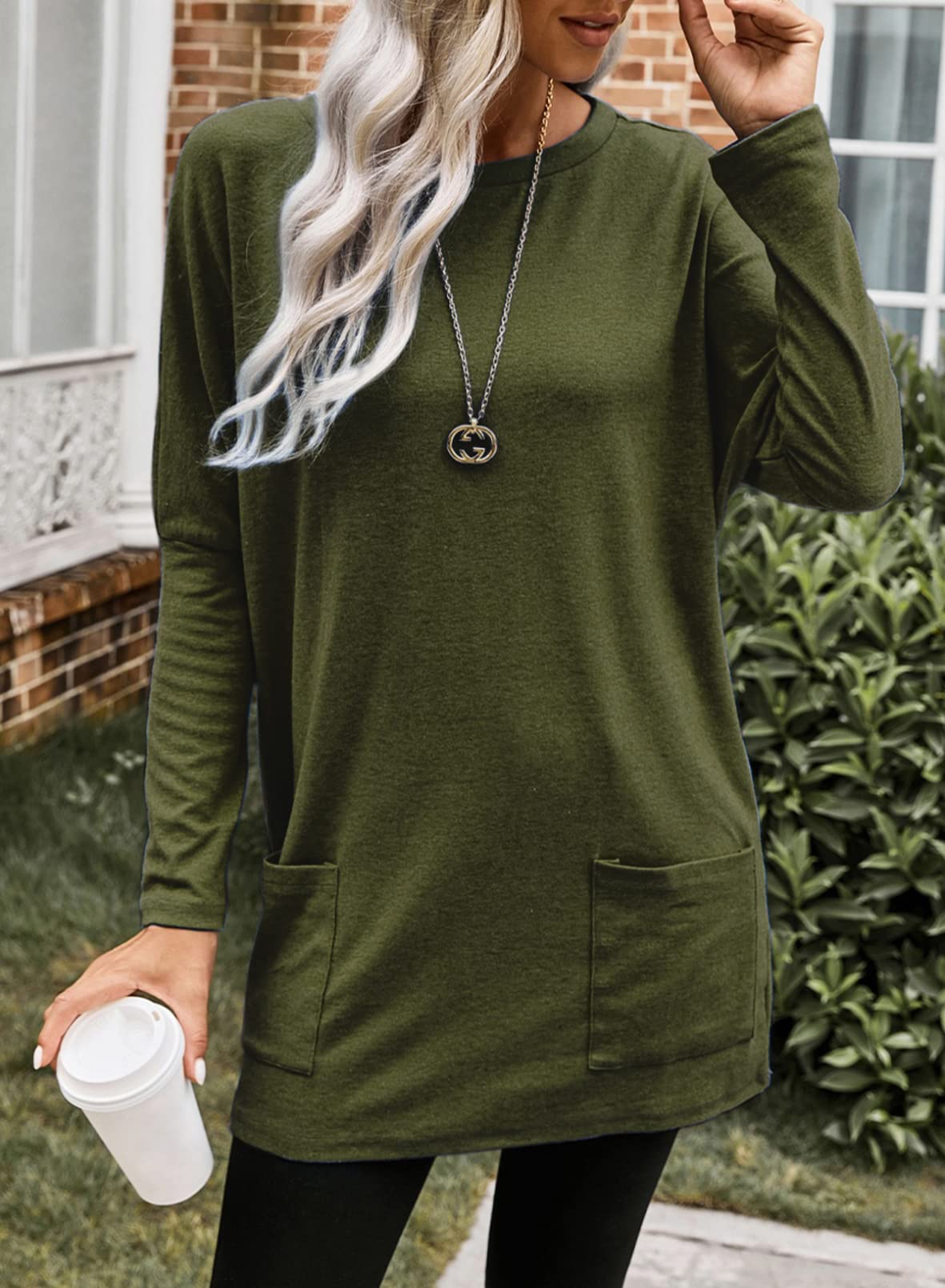 ✨Women's Casual Long Sleeve Lightweight T-Shirt Top with Pockets (Buy 2 Free Shipping)