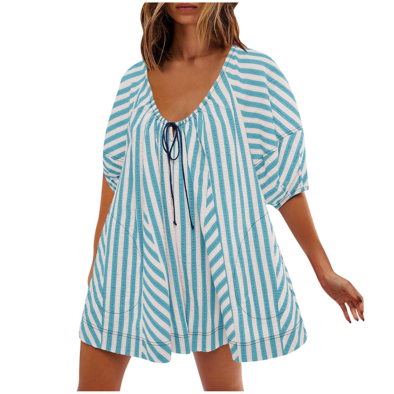Puff Sleeve Romper (Buy 2 Free Shipping)