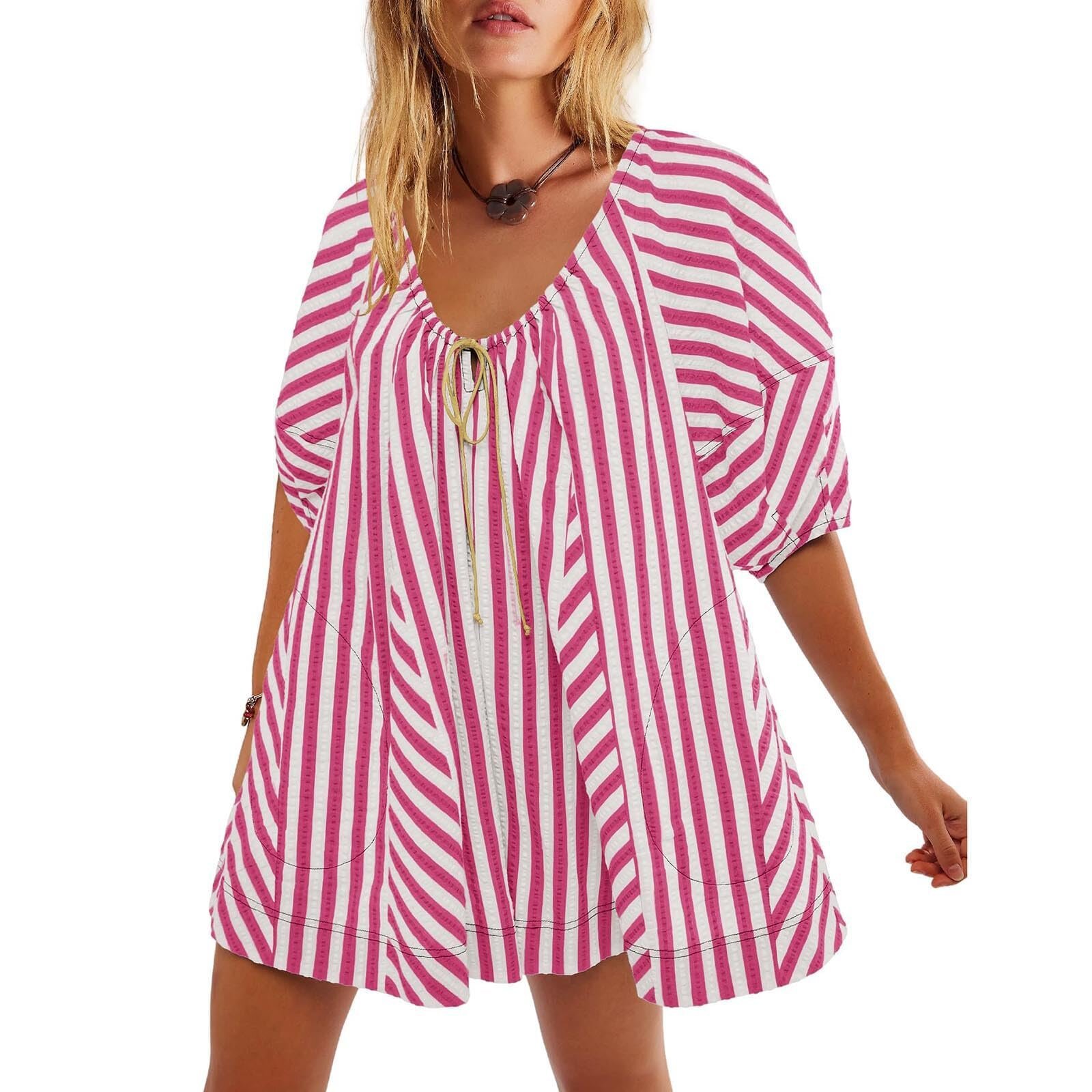 Puff Sleeve Romper (Buy 2 Free Shipping)