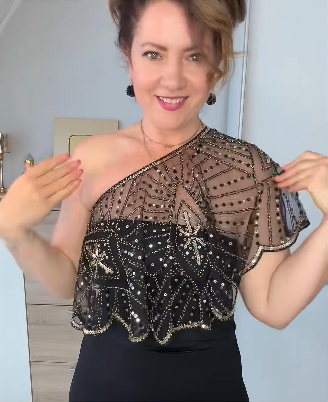 🔥Last Day 49% OFF - Vintage Lace Beaded Shawl