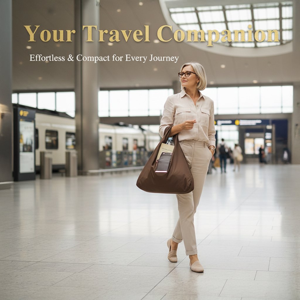 Elegance on the Go Foldable Tote