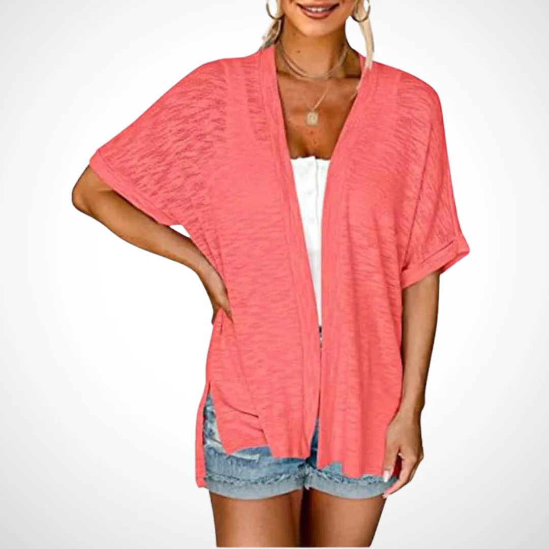 🔥LAST DAY 49% OFF🔥 - Stylish Flowy Short Sleeve Cardigan